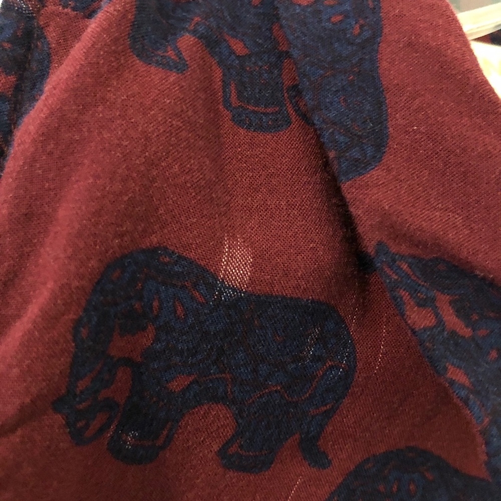 MODCLOTH Elephant Print Sleeveless Trapeze Top - Picture 4 of 6